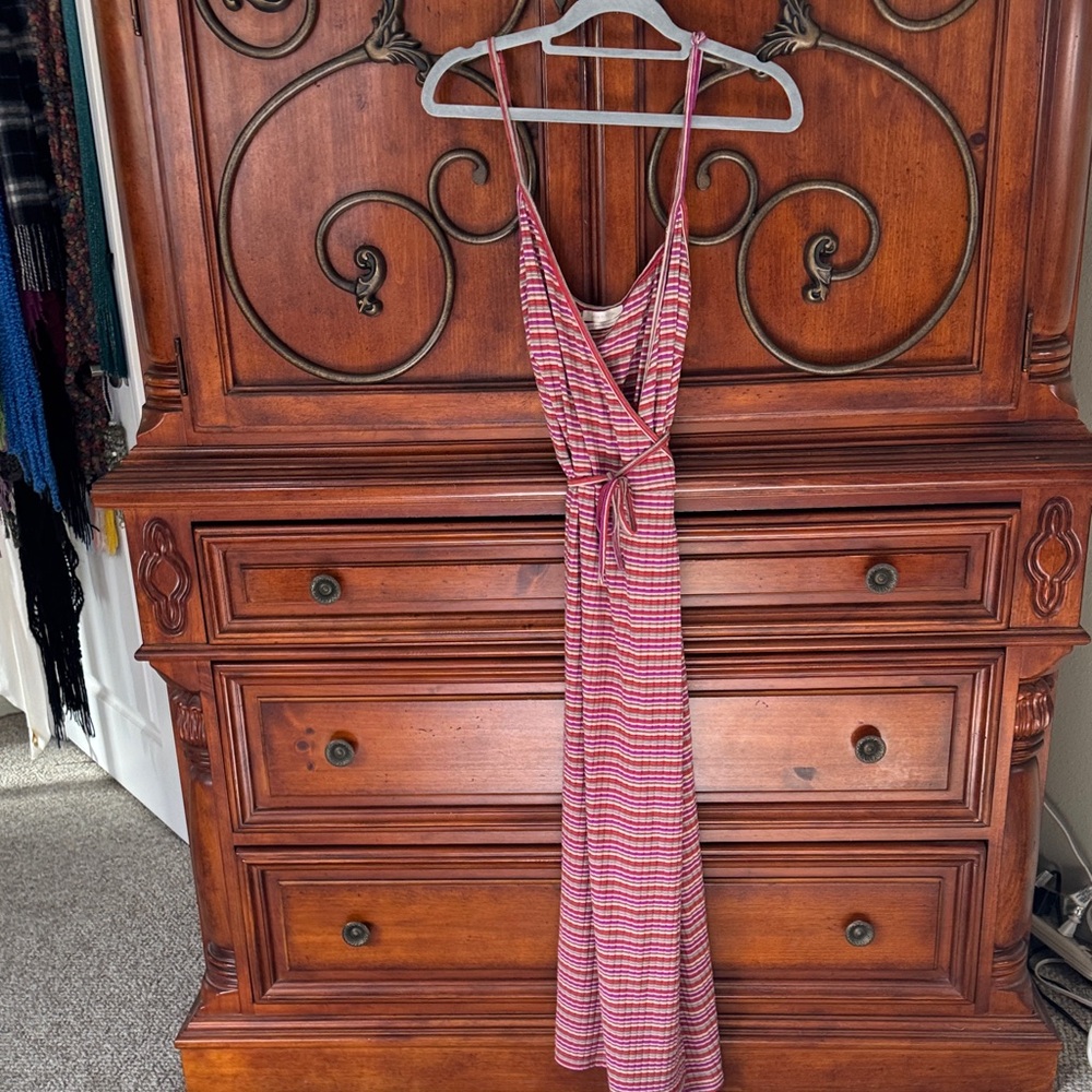 Urban Outfitters Pink Striped Dress